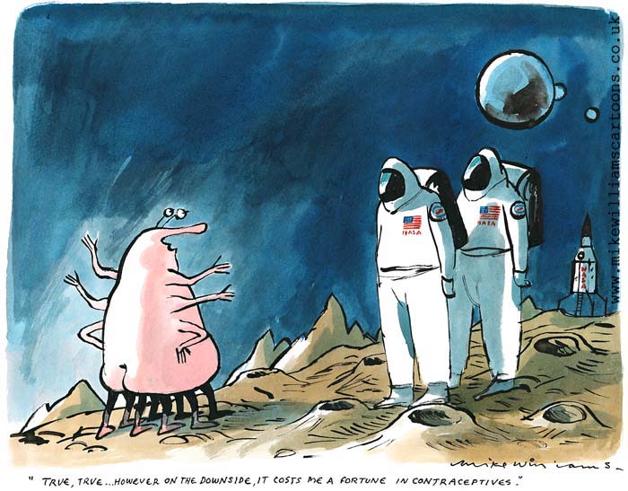 Multiple Organism cartoon by Mike Williams